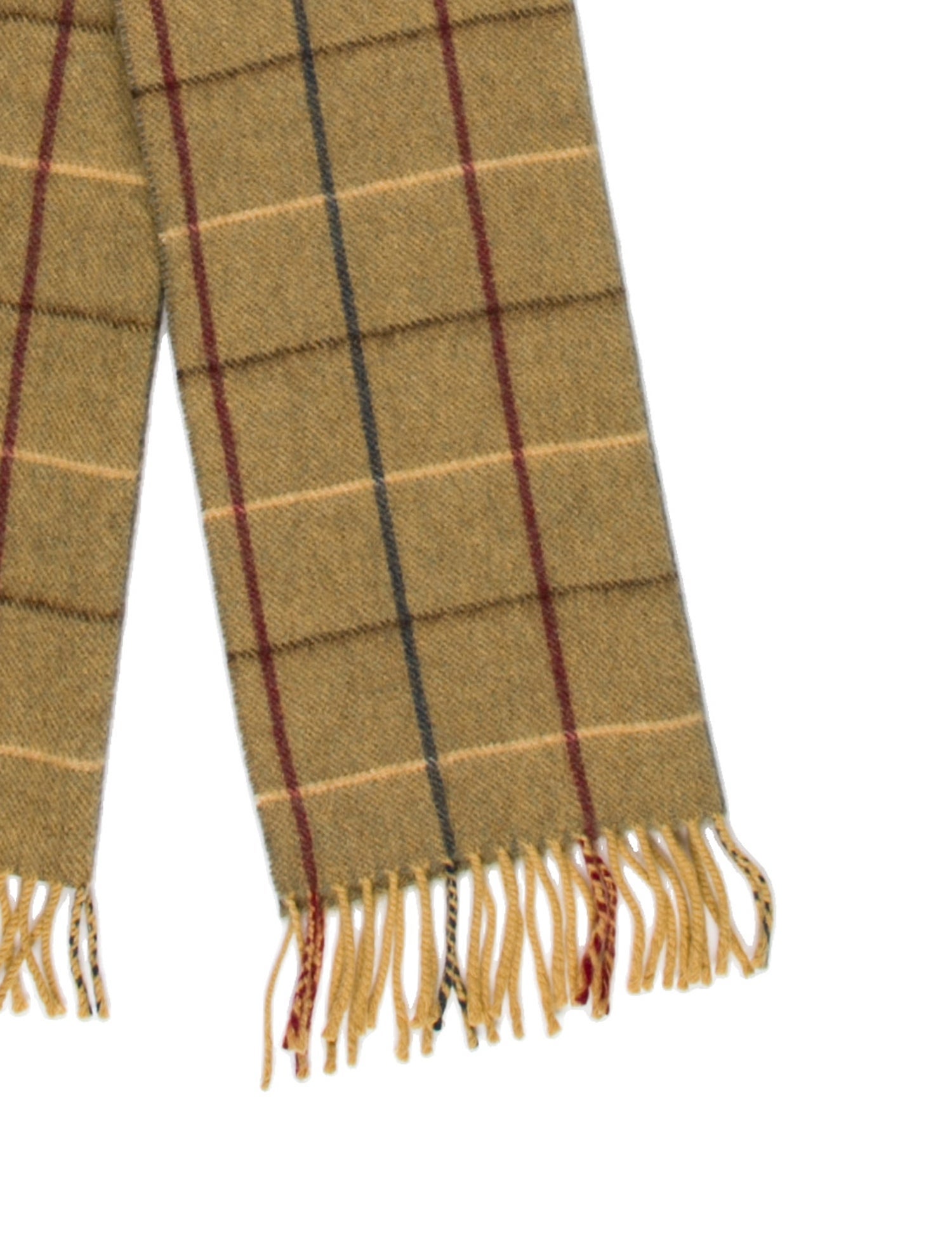 Burberry's Cashmere Plaid Print Scarf