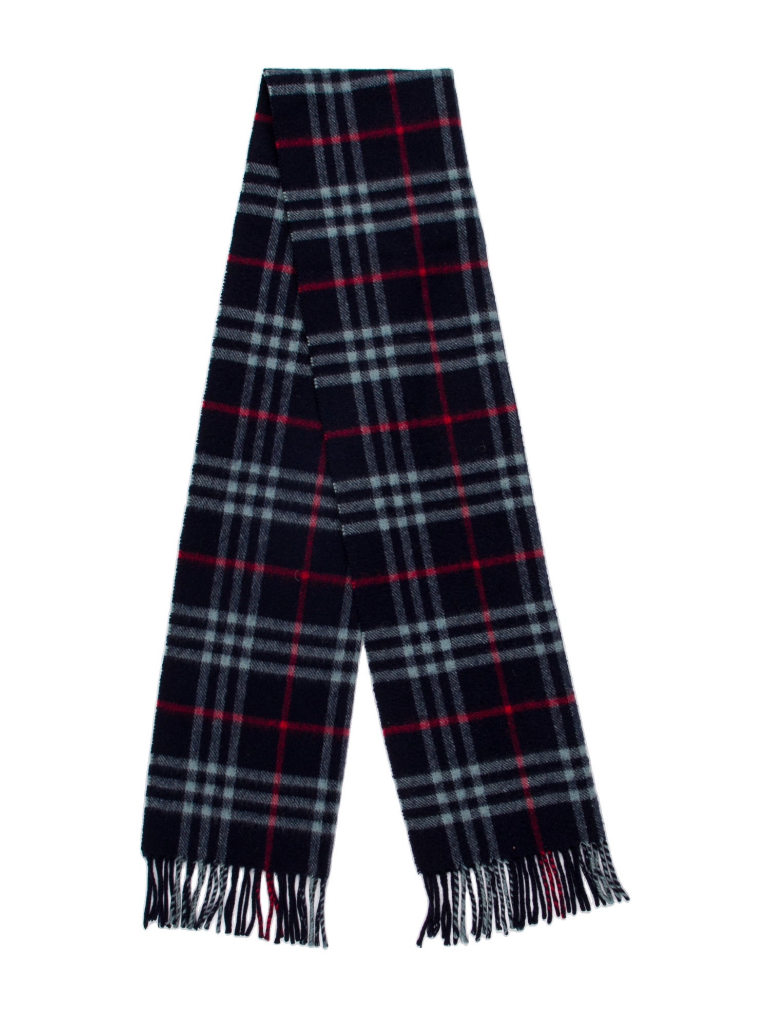 Burberry's Cashmere Plaid Print Scarf