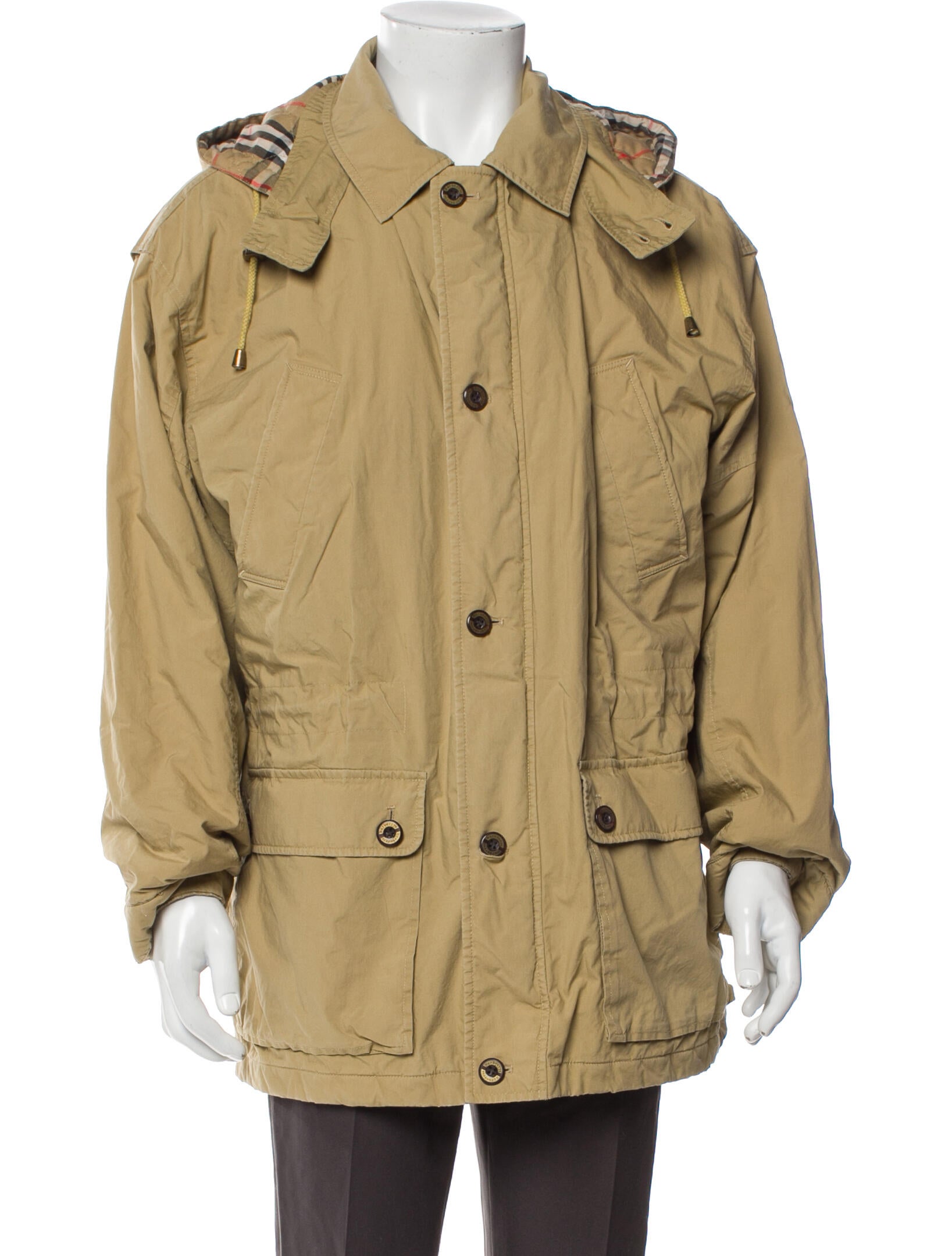 Burberry's Exploded Check Pattern Parka