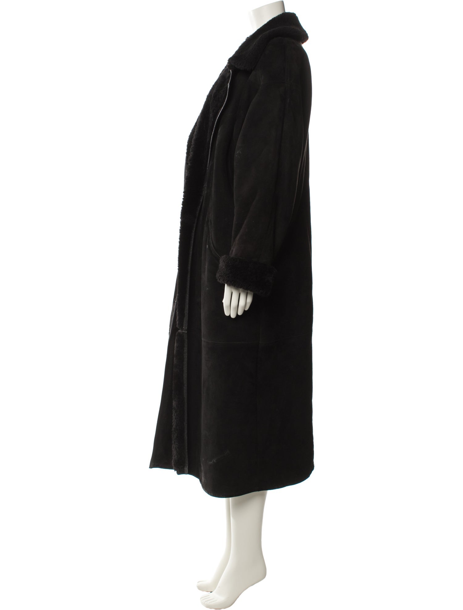 Burberry's Lambskin Faux Fur Coat