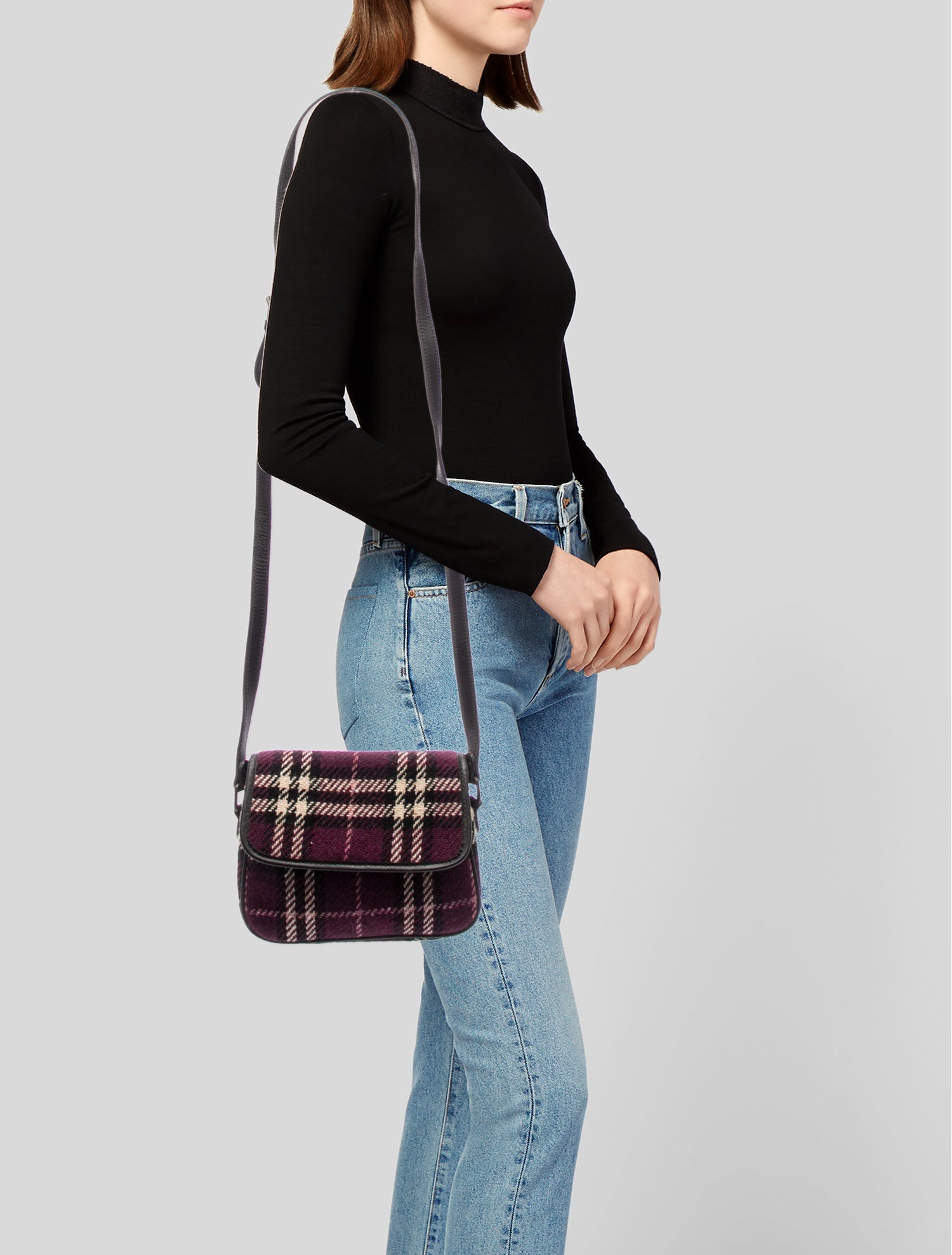 Burberry's Wool Crossbody Bag