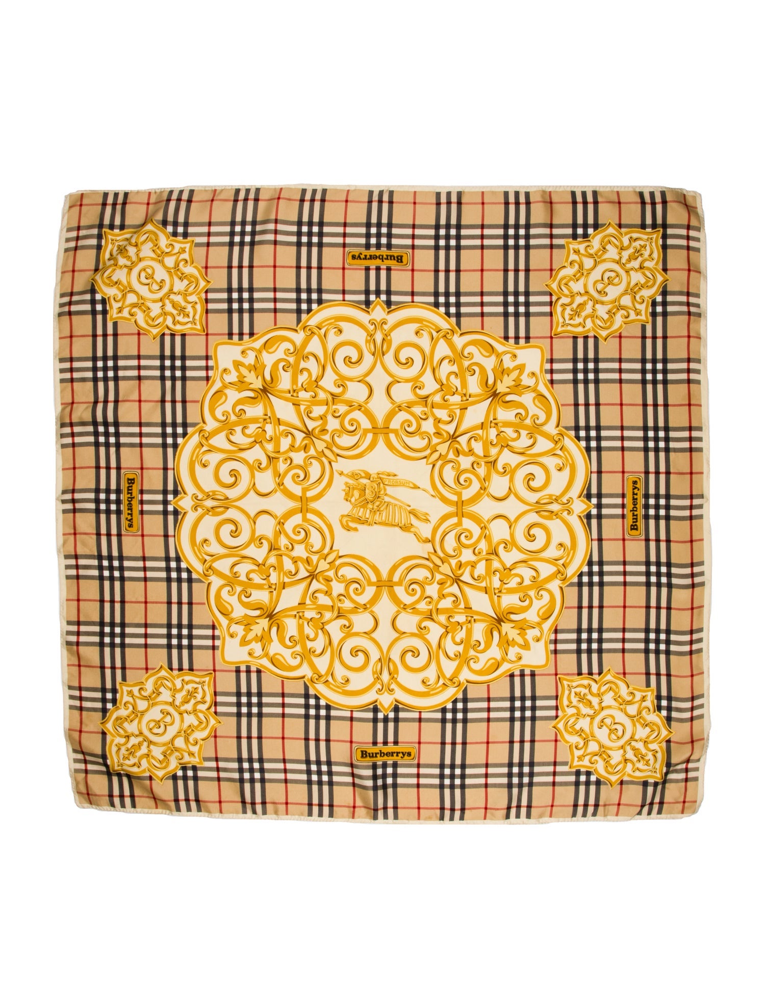 Burberry's Silk Printed Scarf