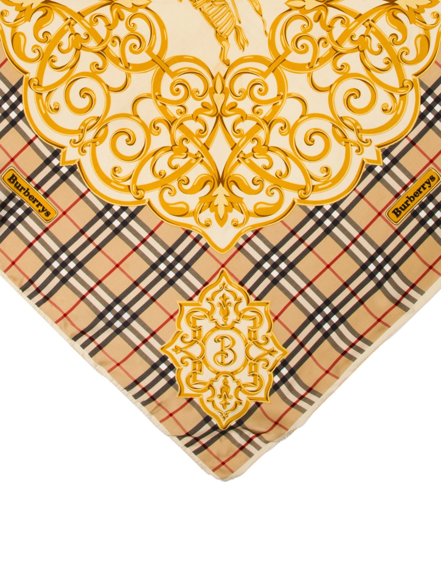 Burberry's Silk Printed Scarf