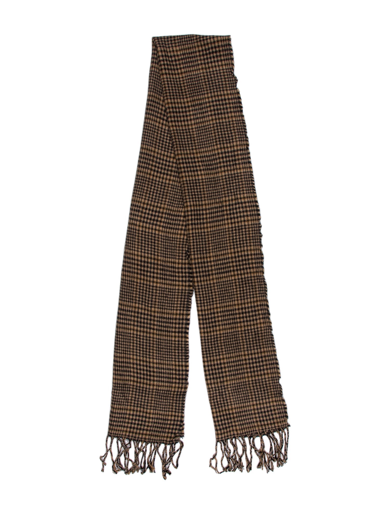 Burberry's Lambswool Plaid Print Scarf