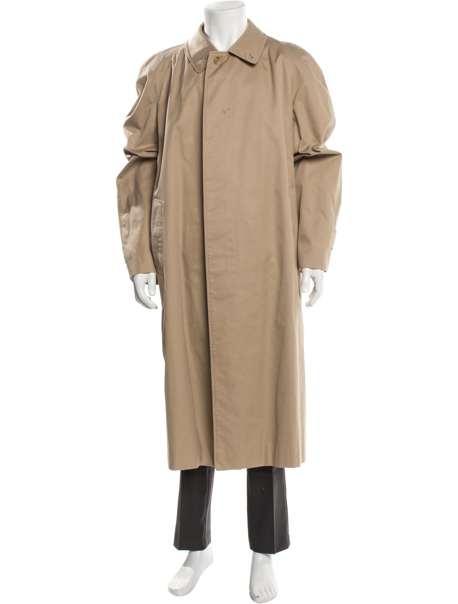 Burberry's House Check Pattern Trench Coat