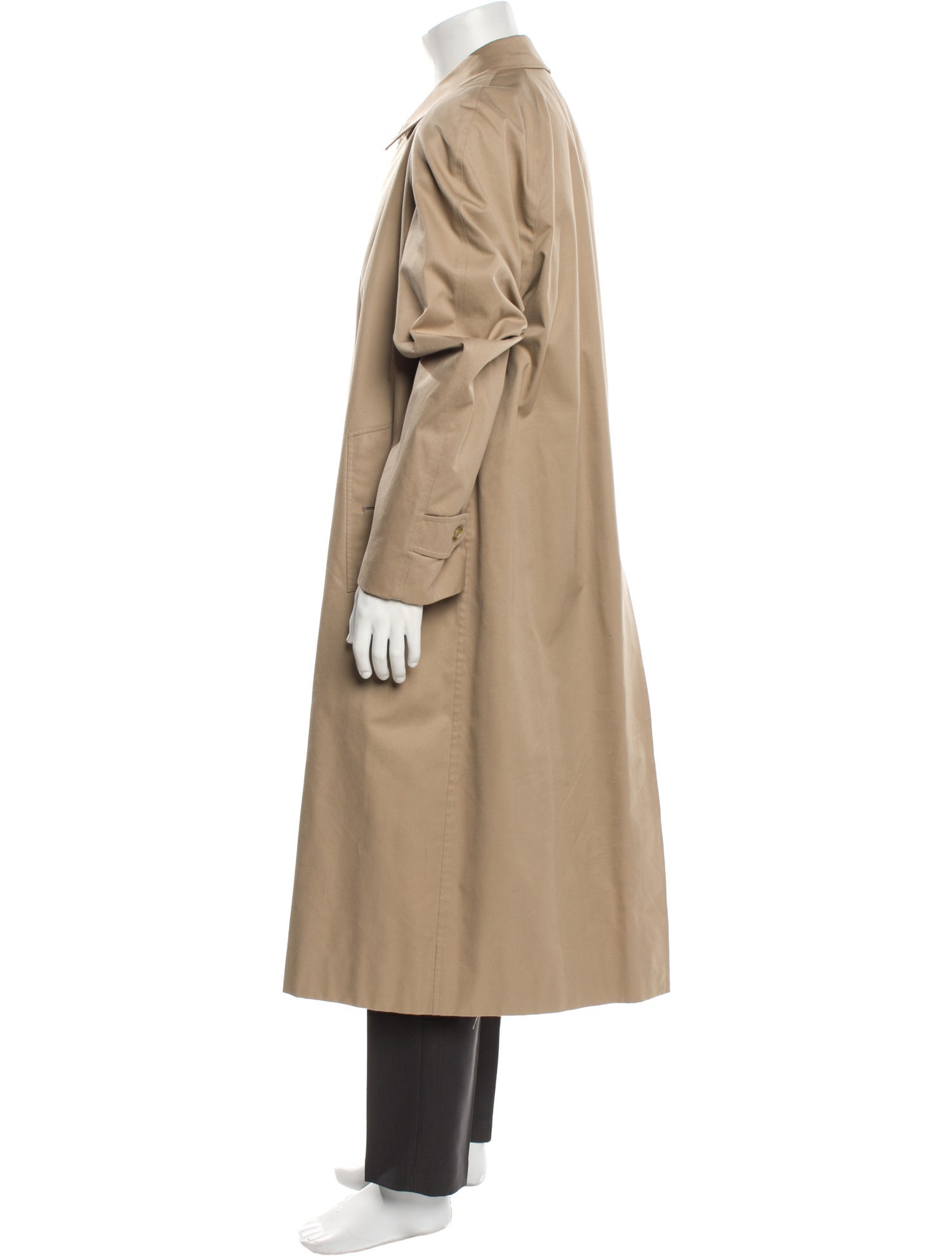 Burberry's House Check Pattern Trench Coat