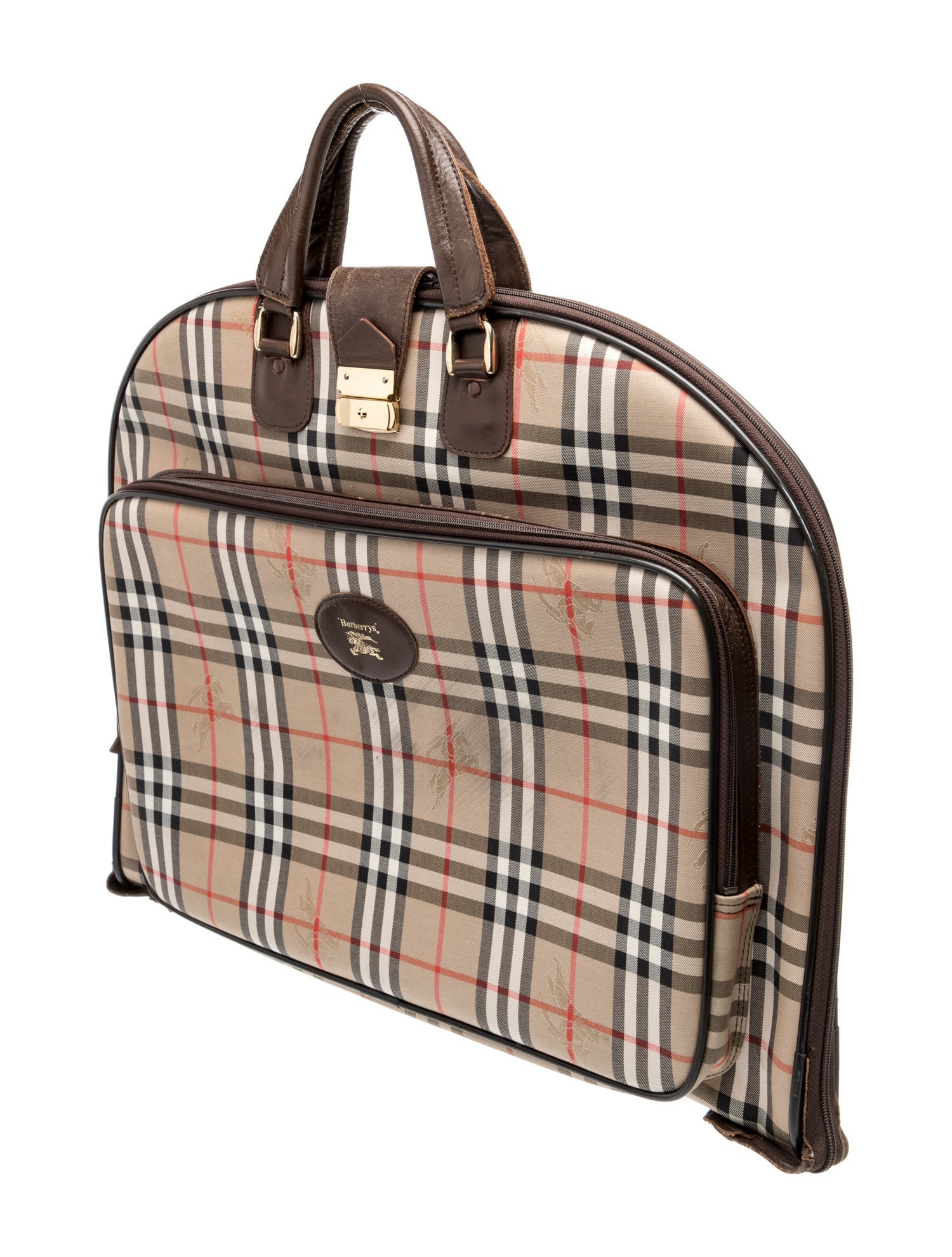 Burberry's Haymarket Check Garment Bag