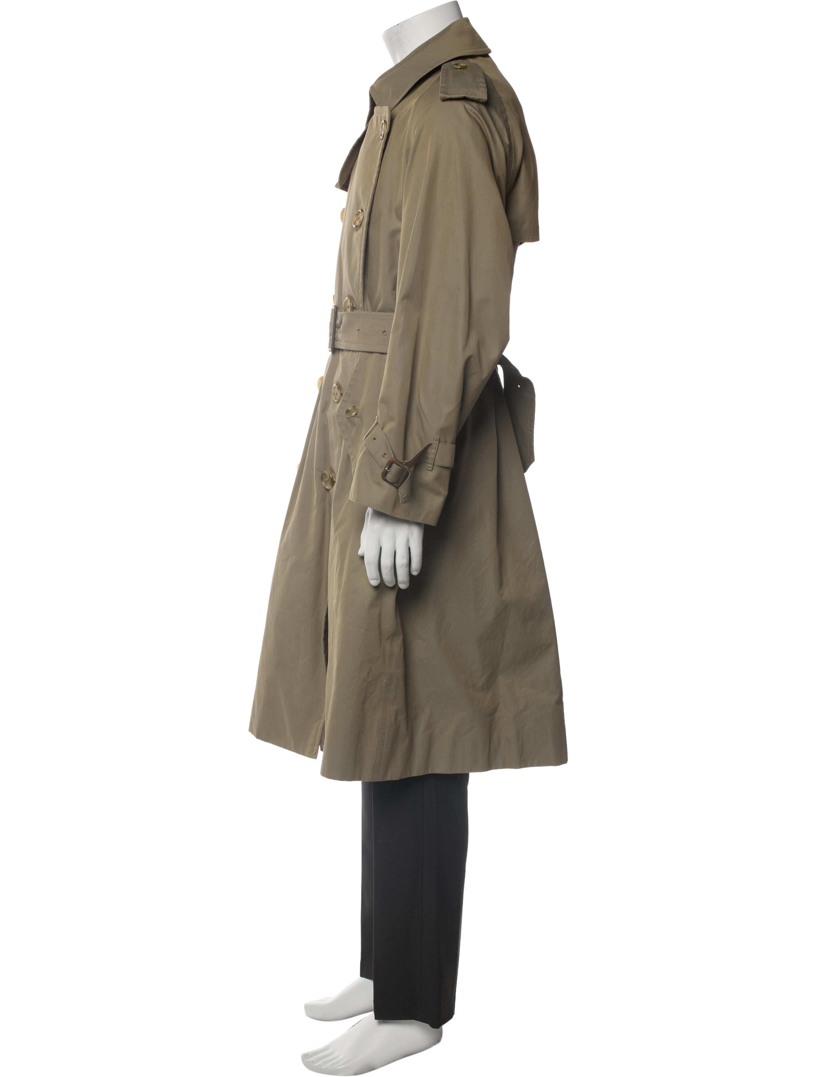 Burberry's House Check Pattern Trench Coat