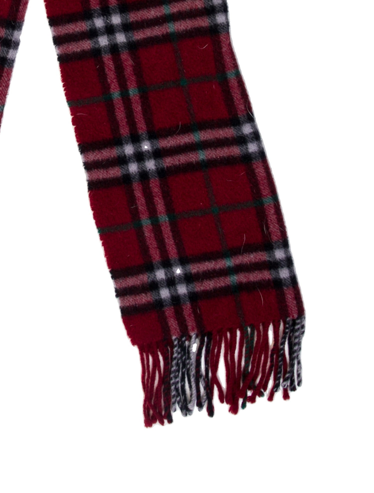 Burberry's Cashmere Plaid Print Scarf