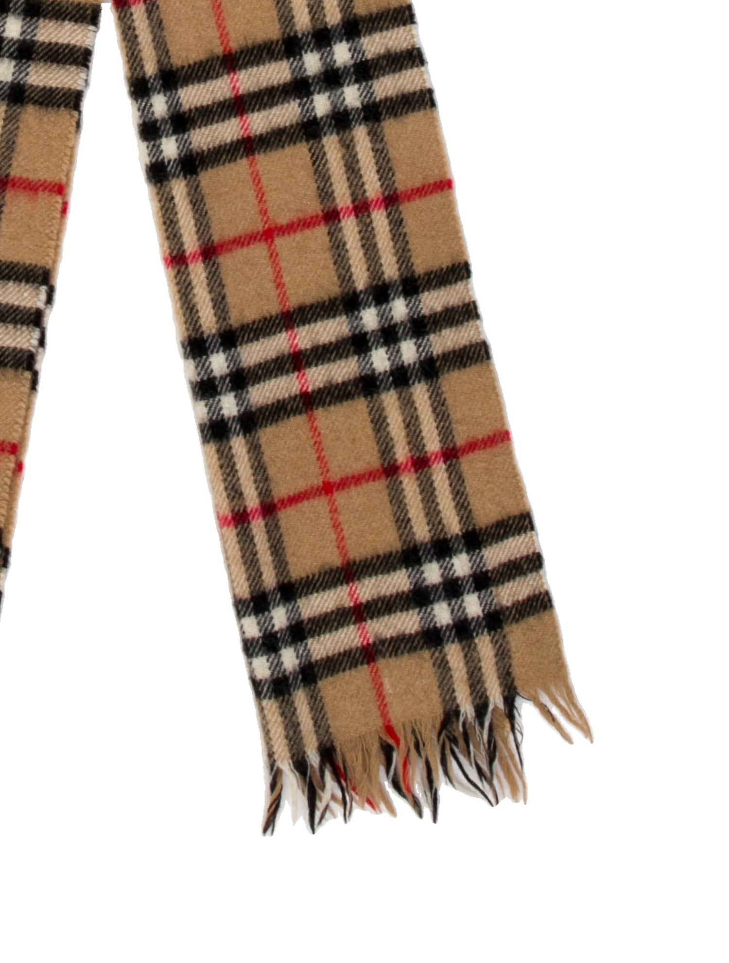 Burberry's Cashmere Nova Check Pattern Scarf