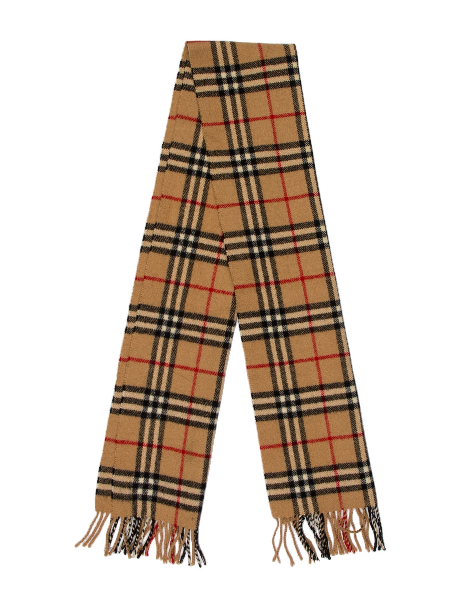 Burberry's Lambswool Striped Scarf