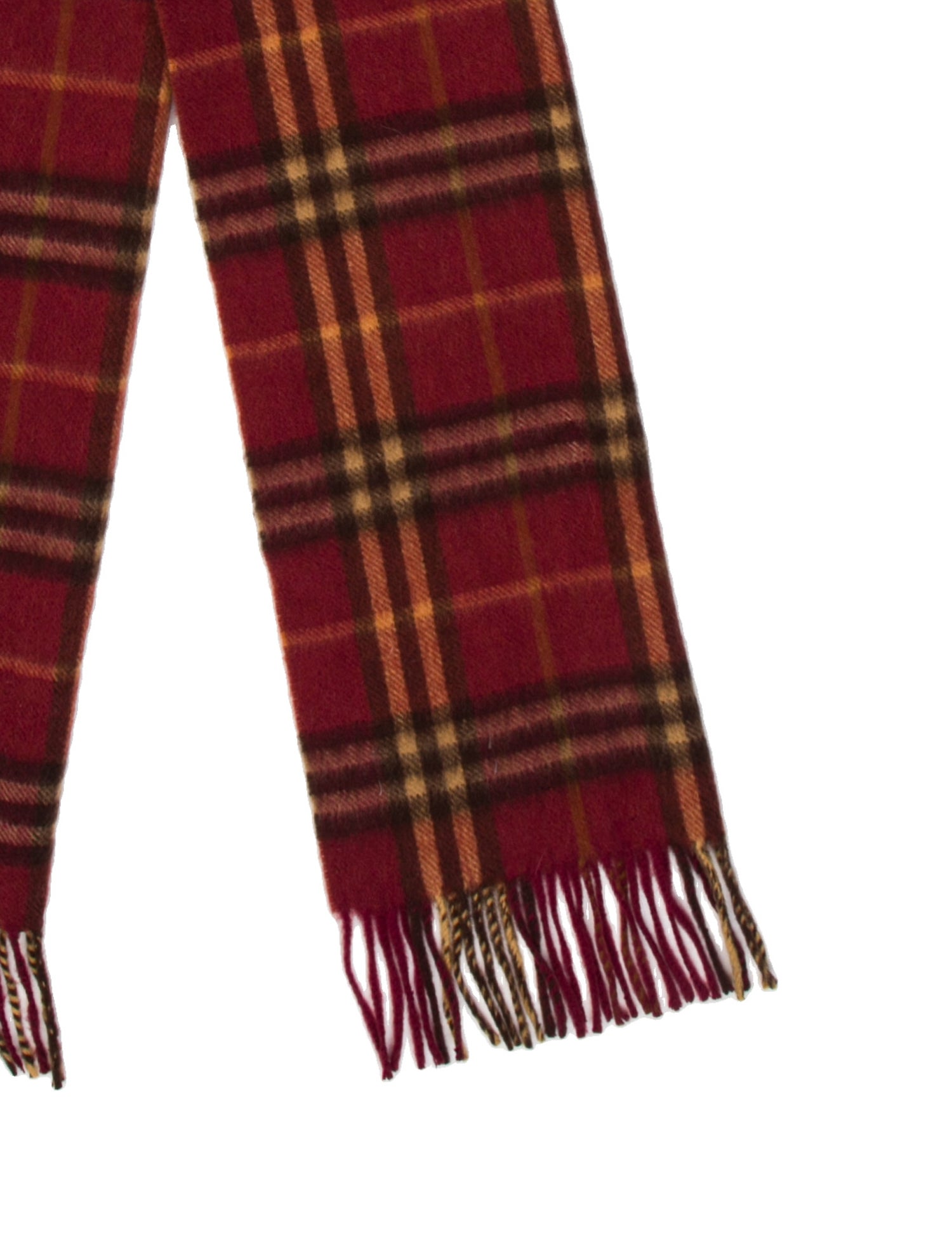 Burberry's Cashmere Nova Check Pattern Scarf