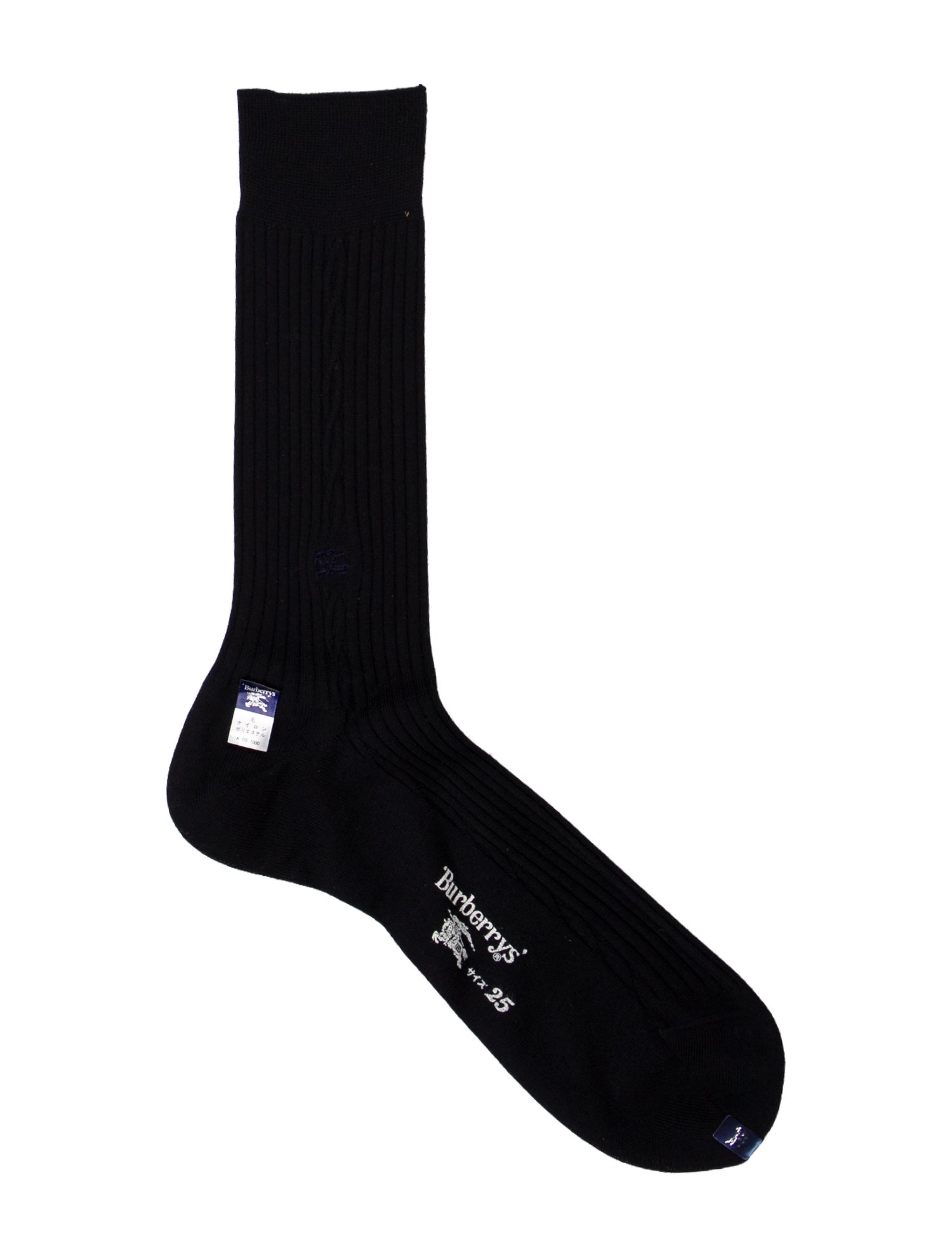 Burberry's Embroider-Embellished Rib Knit Socks