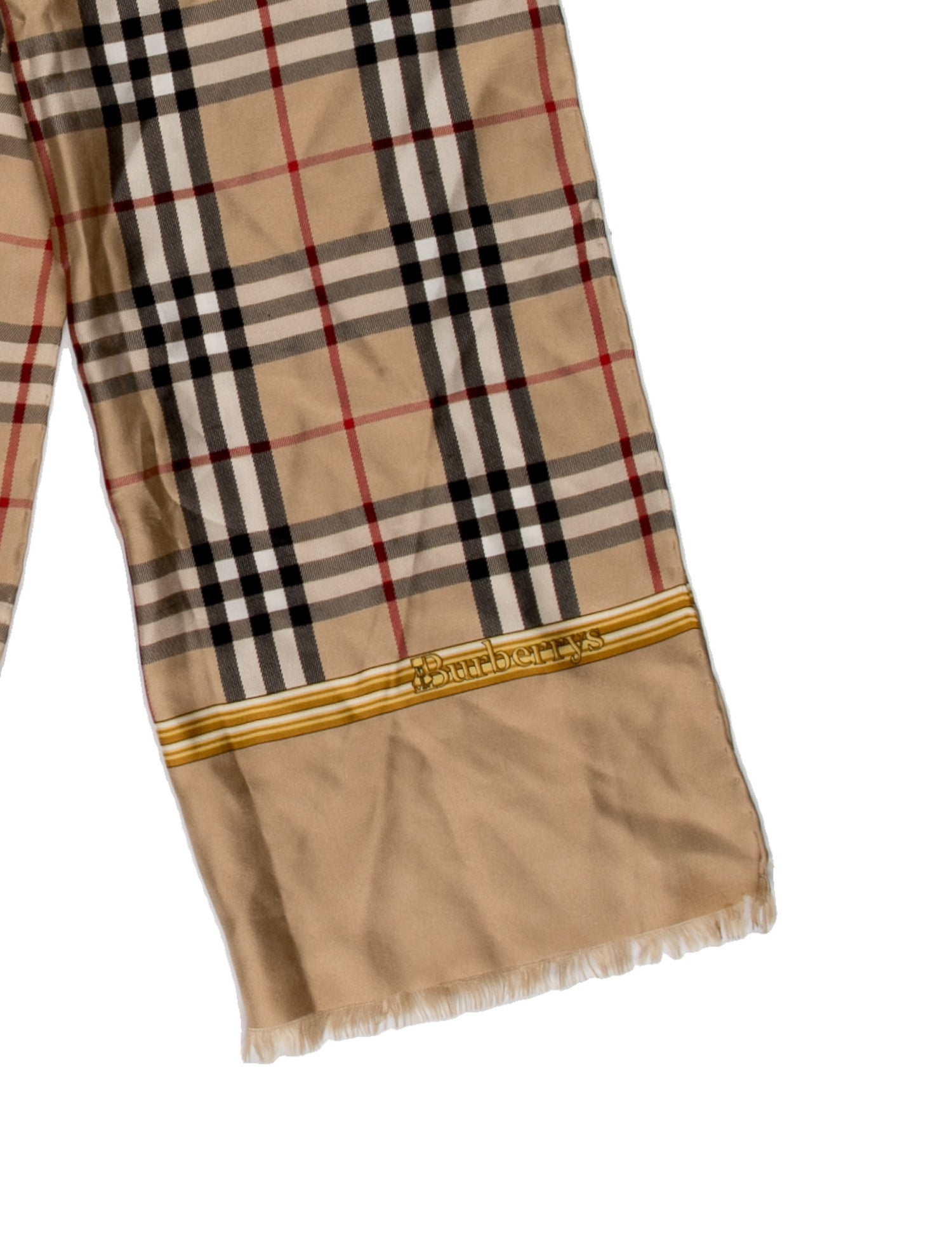 Burberry's Silk House Check Pattern Scarf