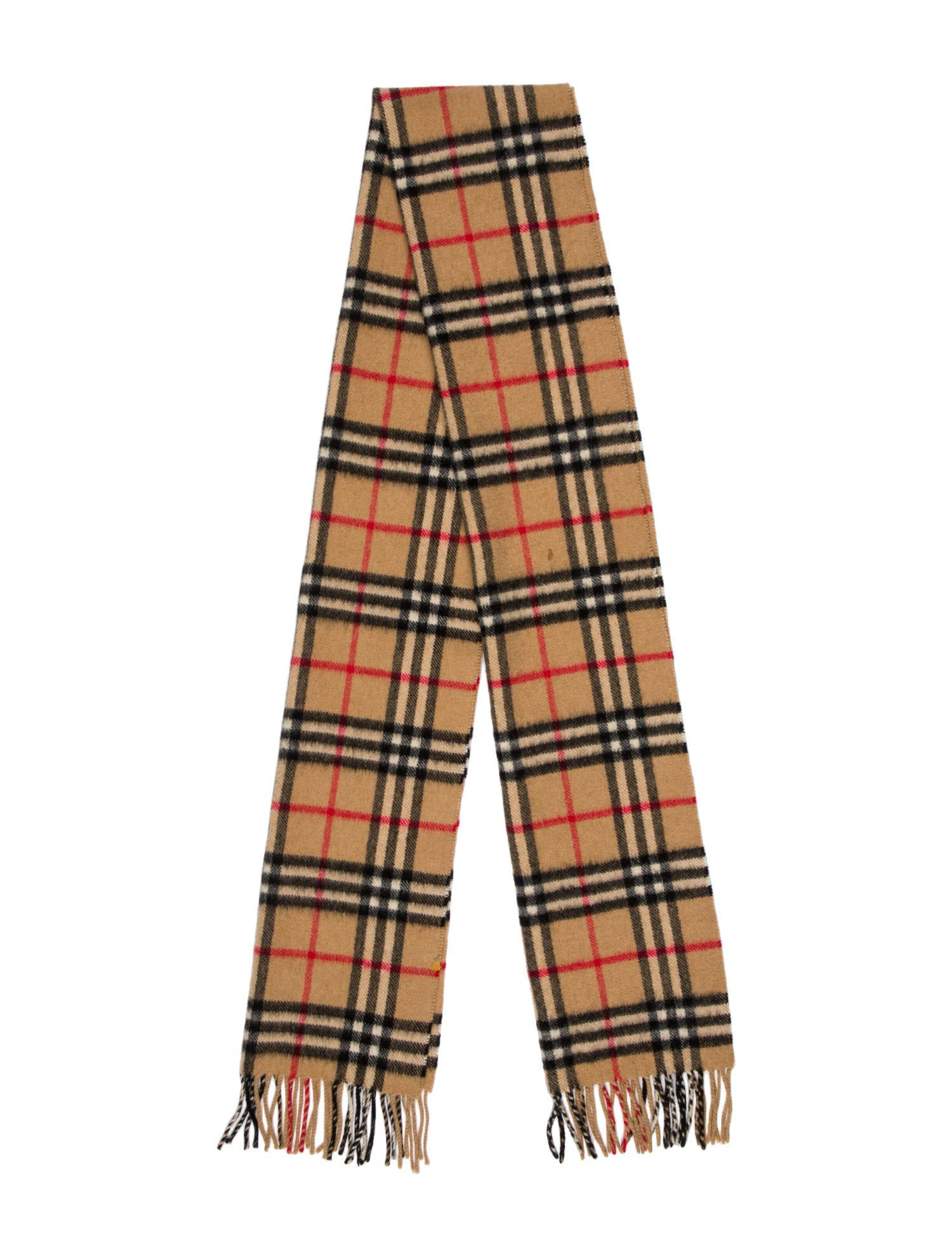 Burberry's Cashmere House Check Pattern Scarf