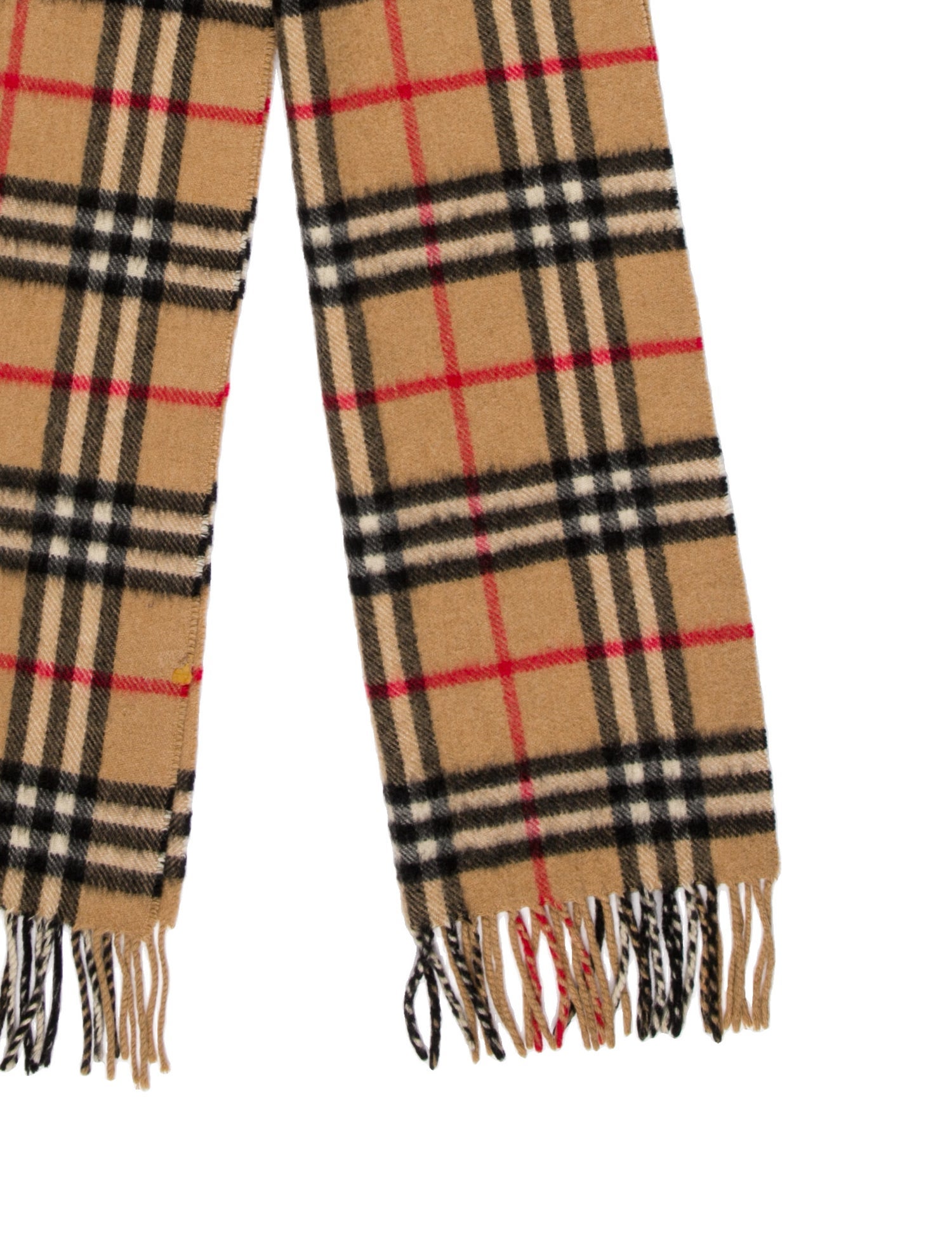 Burberry's Cashmere House Check Pattern Scarf