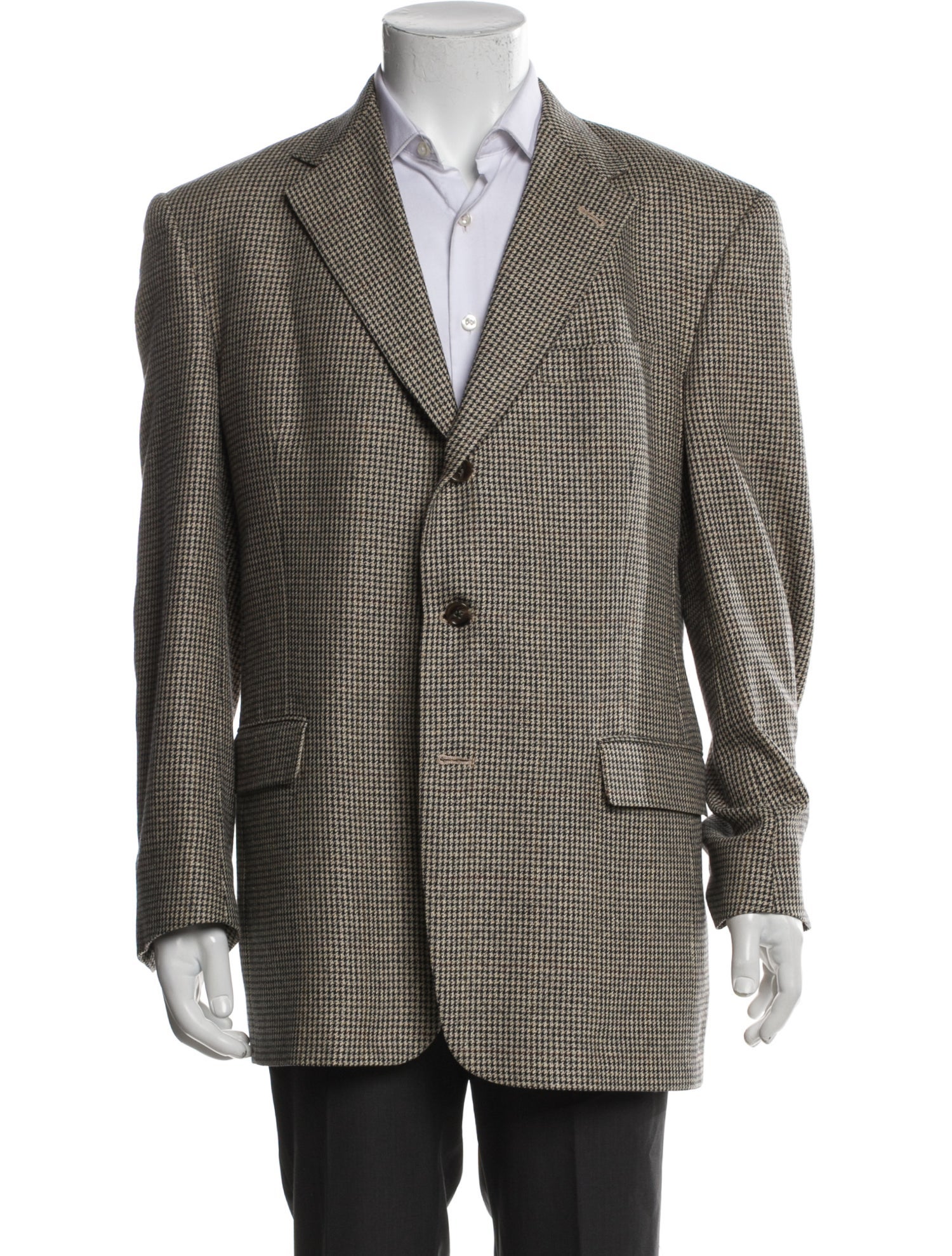 Burberry's Houndstooth Print Blazer