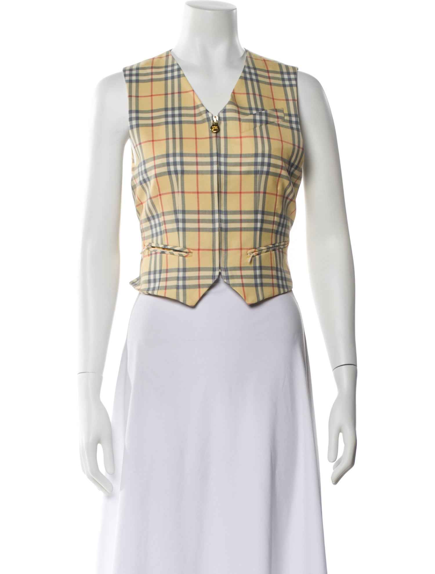 Burberry's Vintage Late 1980's - Early 1990's Vest