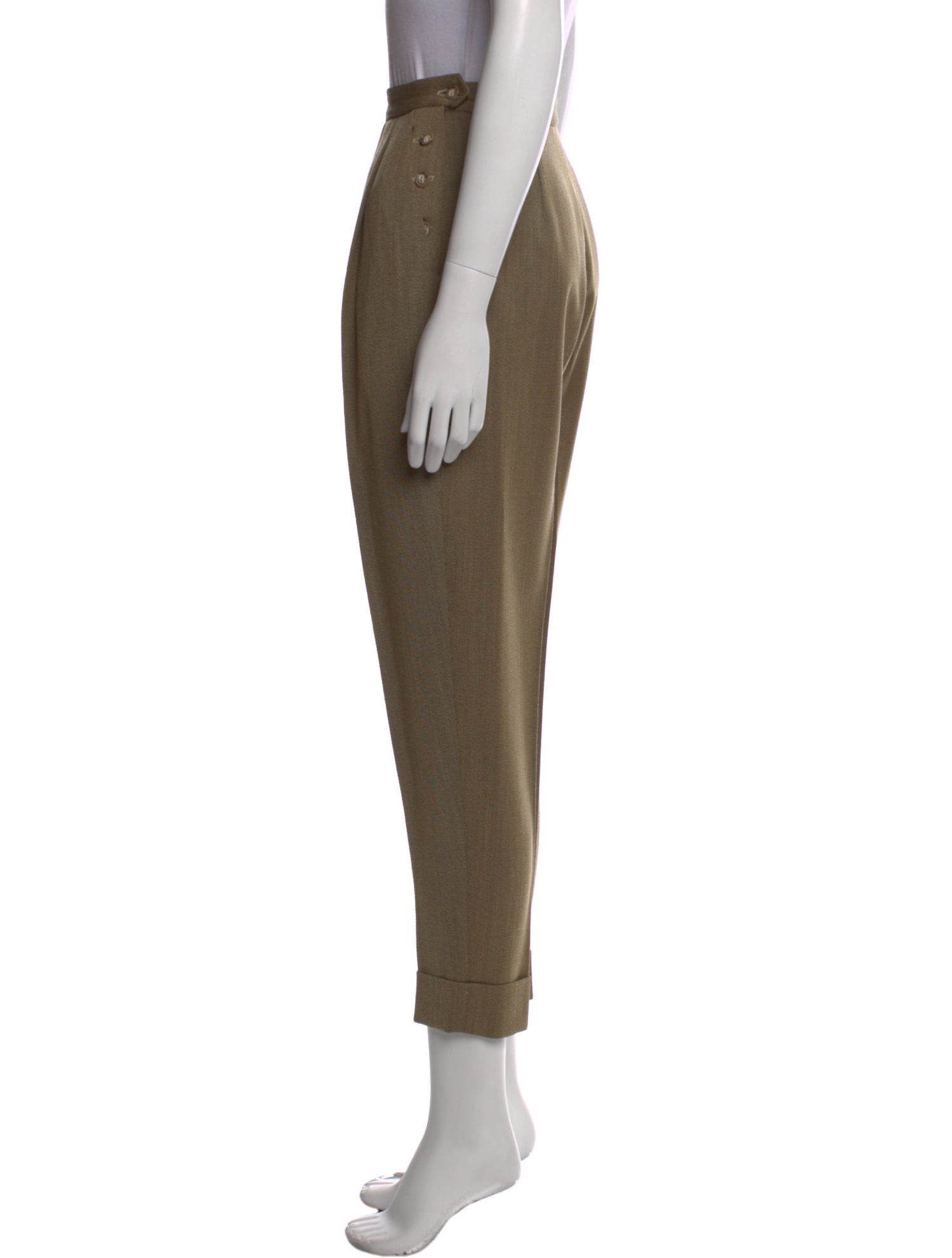 Burberry's Virgin Wool Skinny Leg Pants w/ Tags