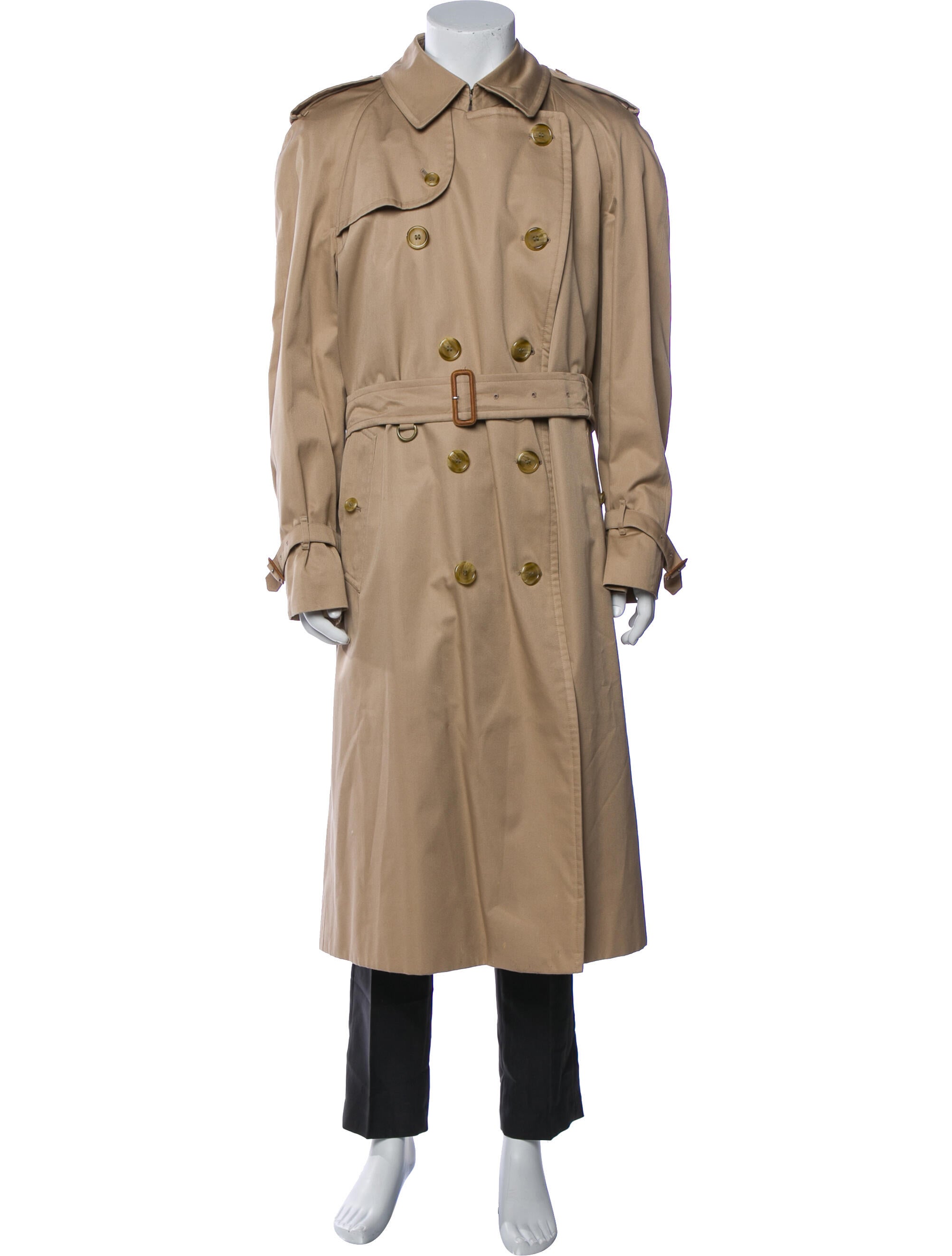 Burberry's Vintage House Check Pattern Trench Coat