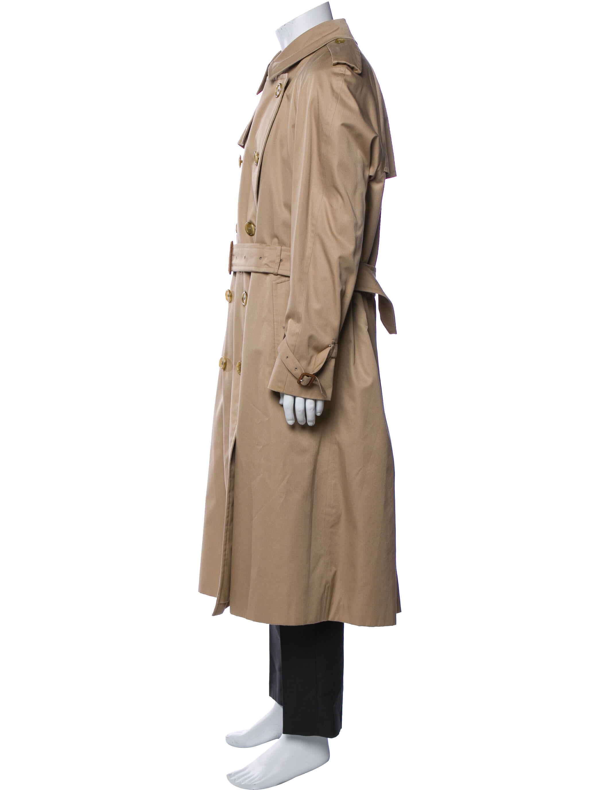 Burberry's Vintage House Check Pattern Trench Coat