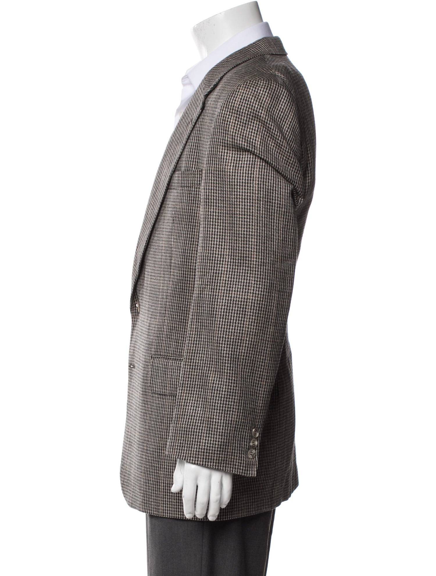 Burberry's Vintage Houndstooth Print Blazer