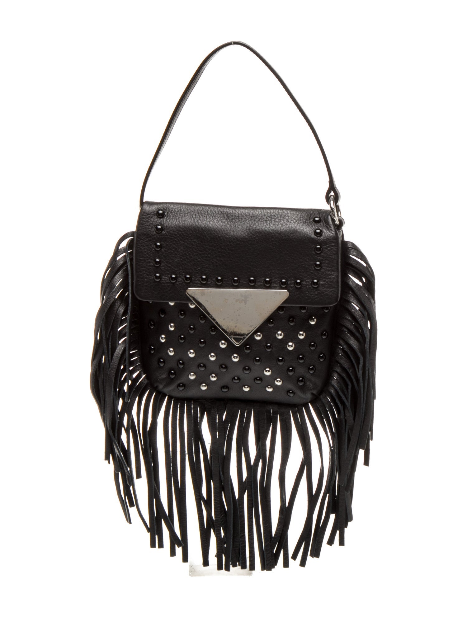 Sara Battaglia Leather Top Handle Bag