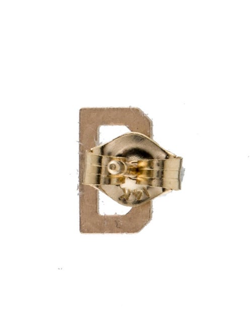 Bianca Pratt Classic Initial 'D' Single Stud Earring