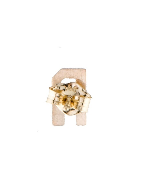 Bianca Pratt Classic 'R' Initial Stud Earring