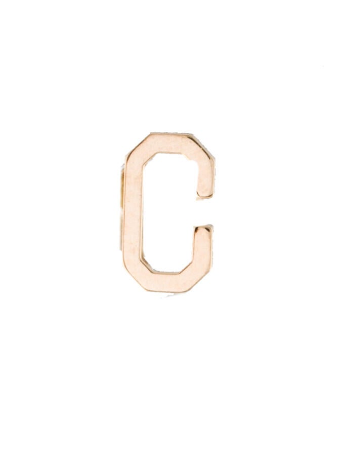 Bianca Pratt Classic 'C' Initial Stud Earring