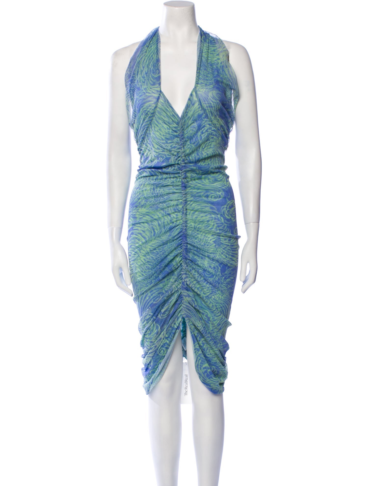 Beatriz Camacho Printed Knee-Length Dress