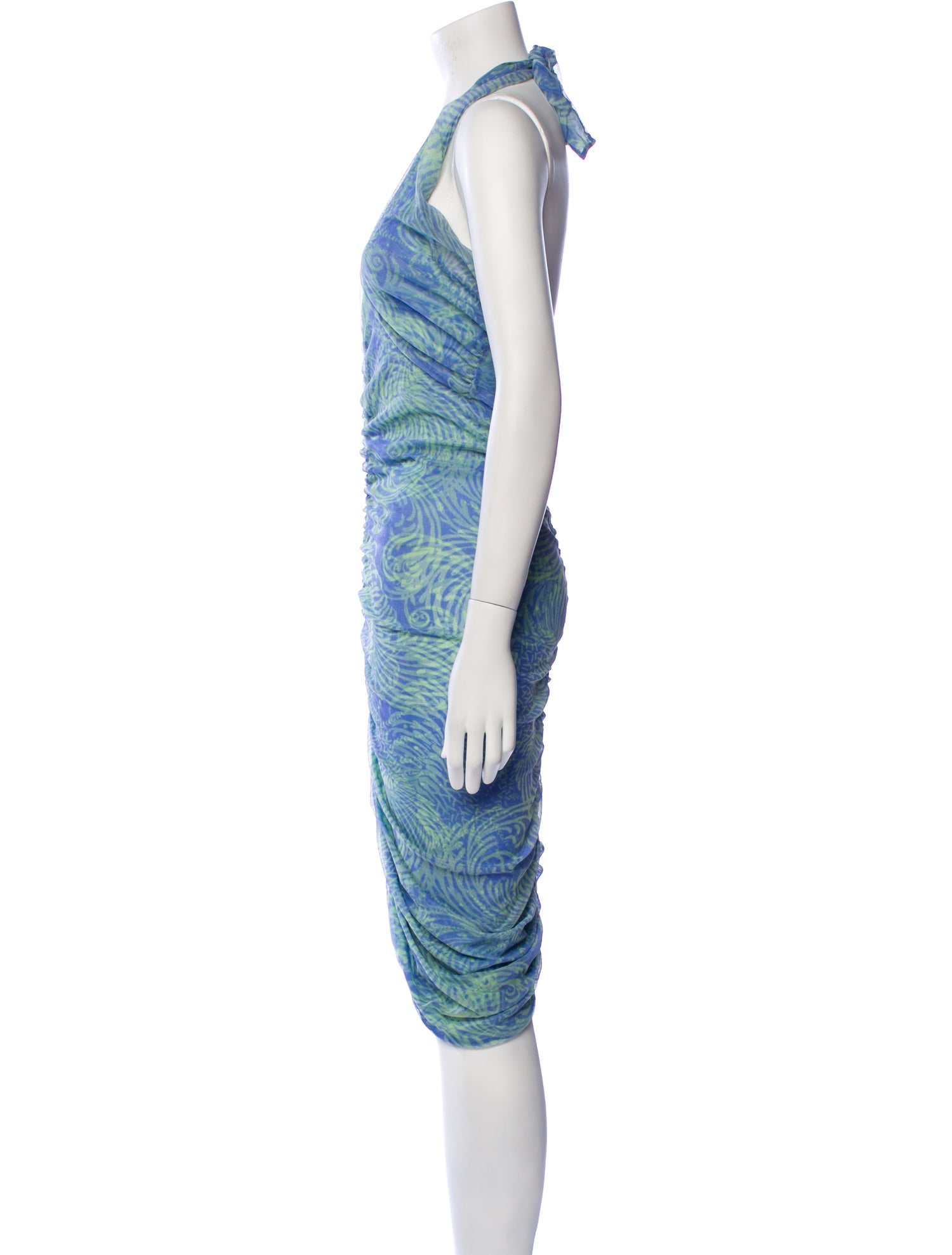 Beatriz Camacho Printed Knee-Length Dress