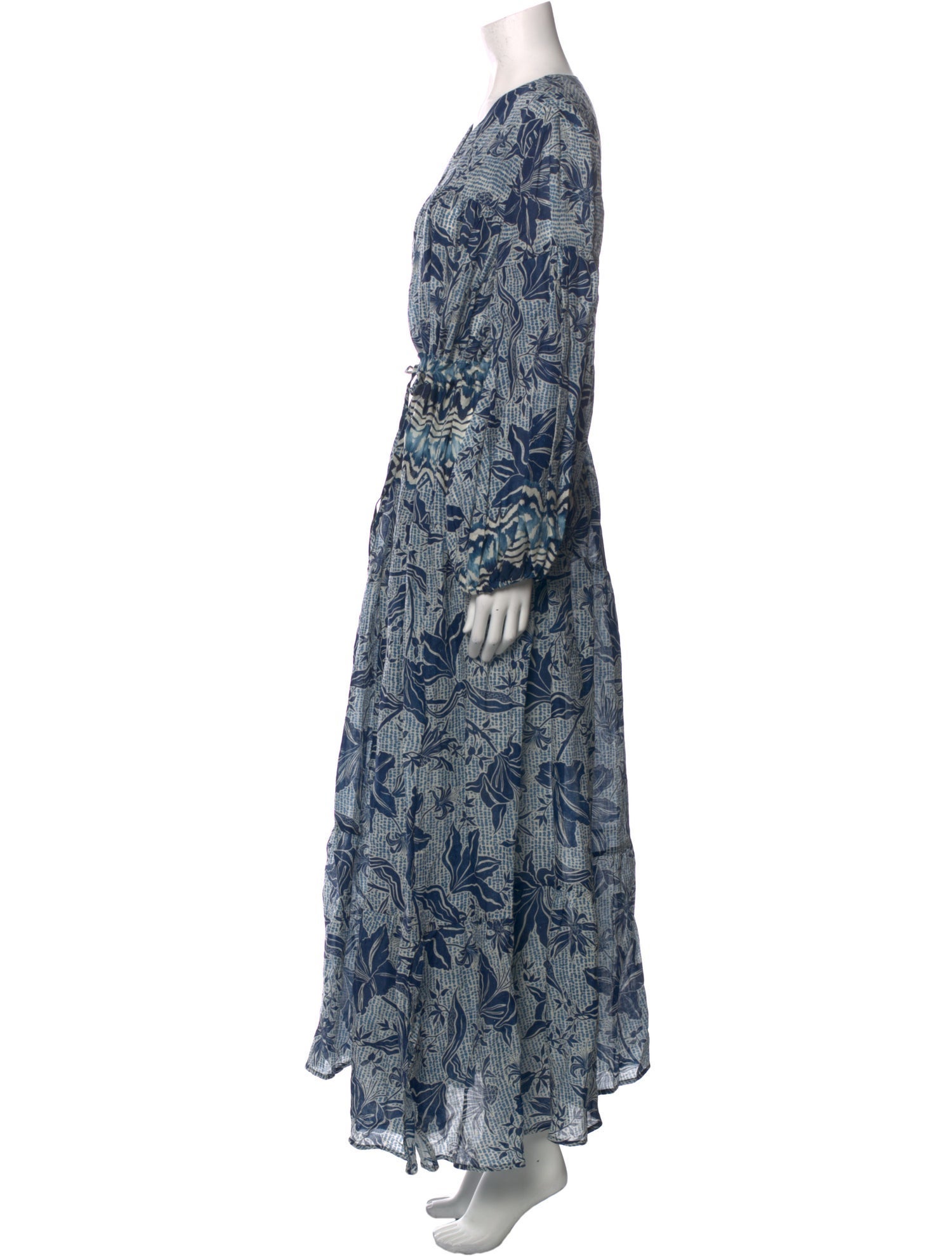 Beatriz Camacho Printed Long Dress w/ Tags