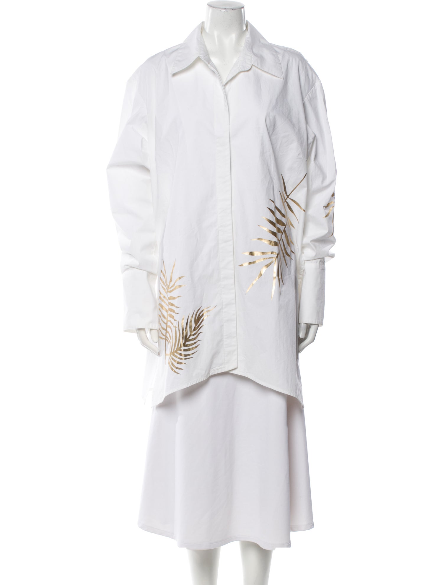 Beatriz Camacho Long Sleeve Button-Up Top