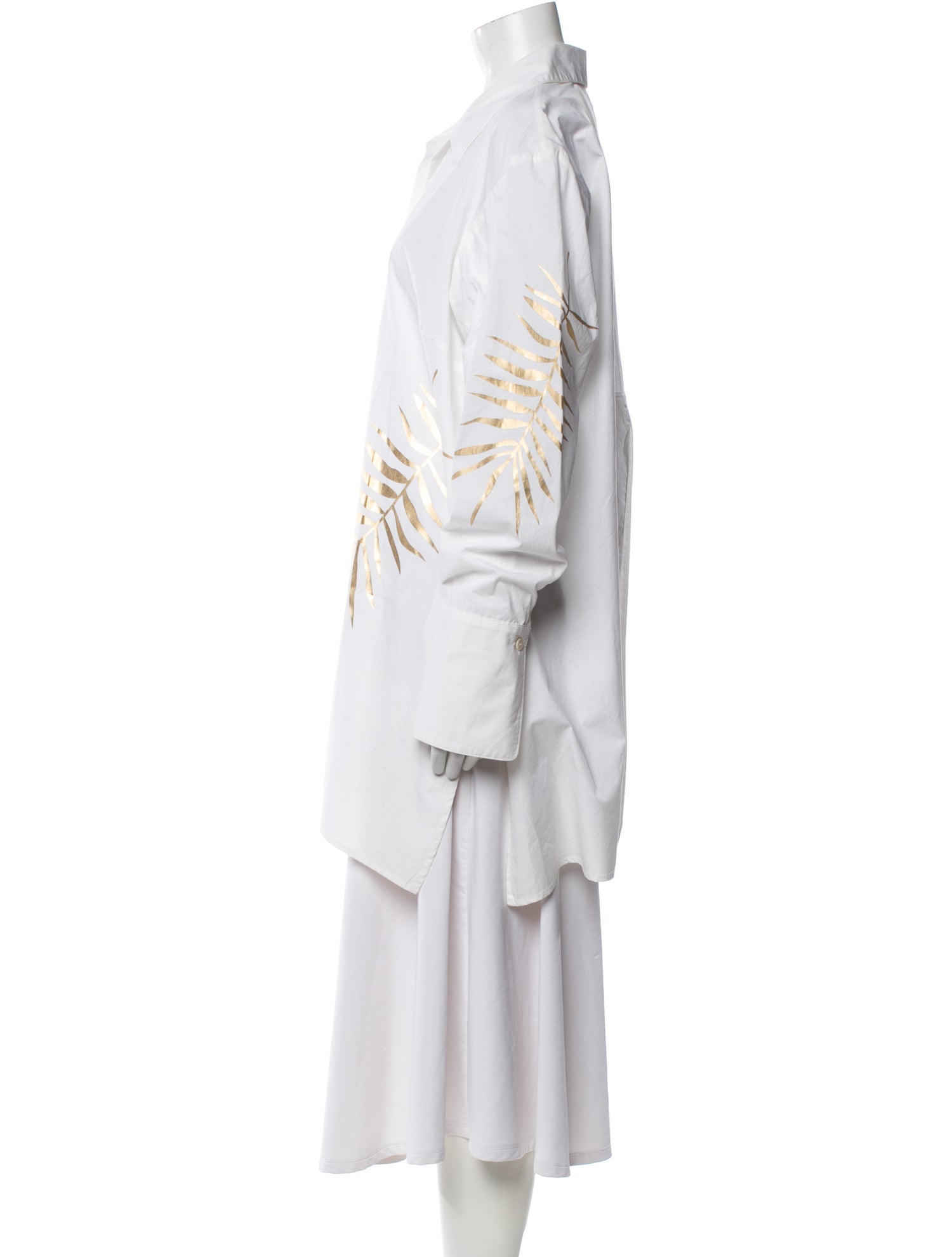 Beatriz Camacho Long Sleeve Button-Up Top