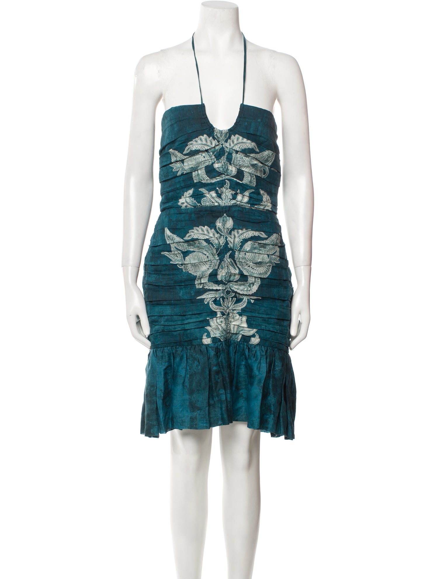 Beatriz Camacho Printed Mini Dress