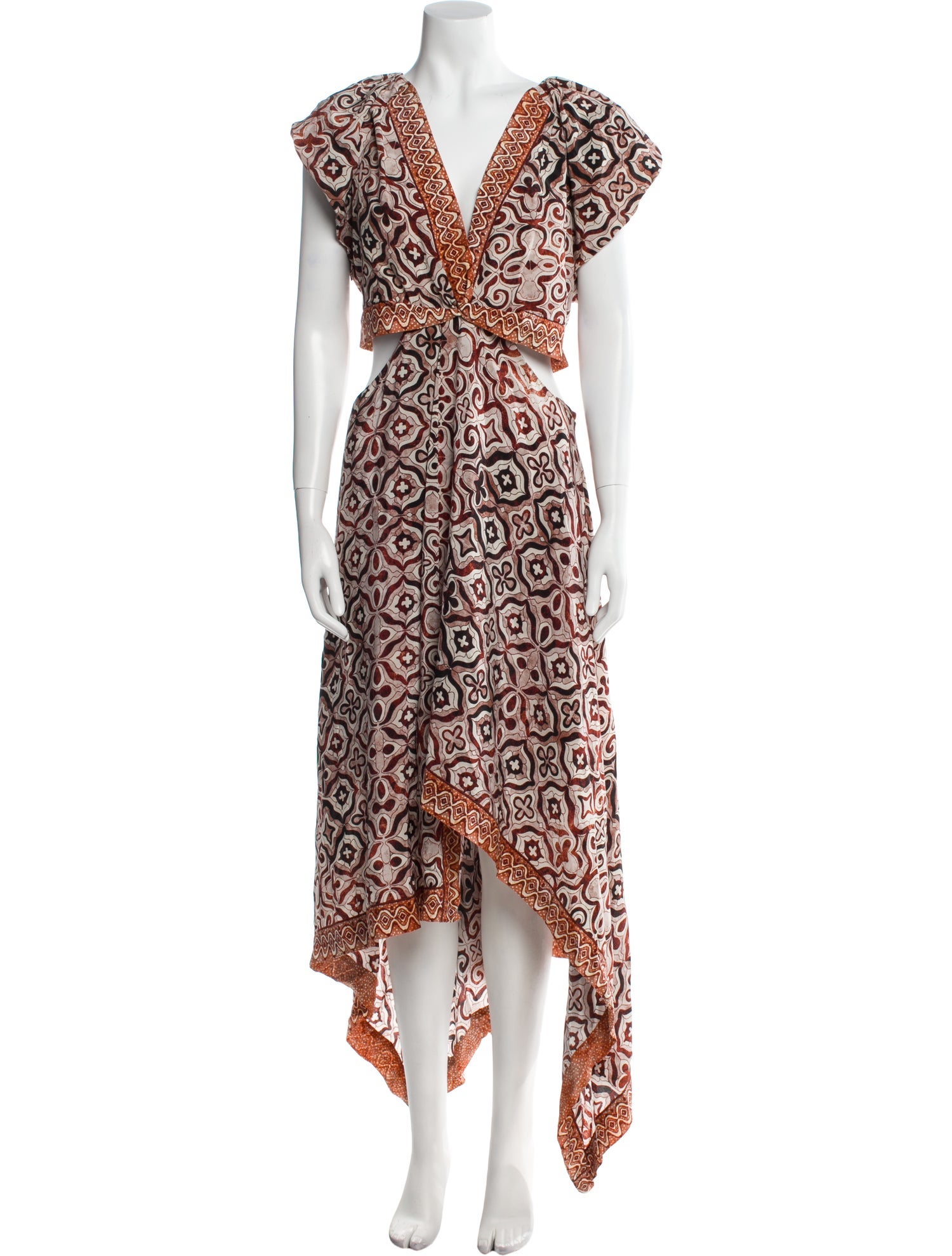 Beatriz Camacho Silk Long Dress