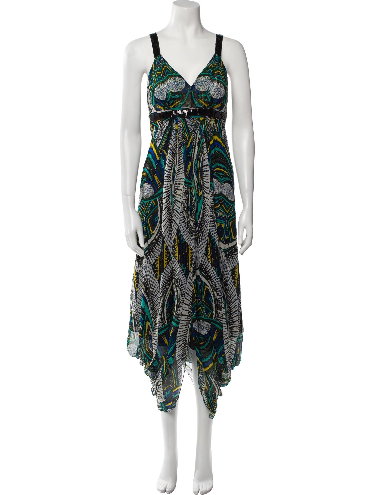 Beatriz Camacho Printed Long Dress