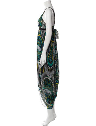 Beatriz Camacho Printed Long Dress