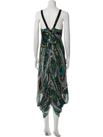 Beatriz Camacho Printed Long Dress