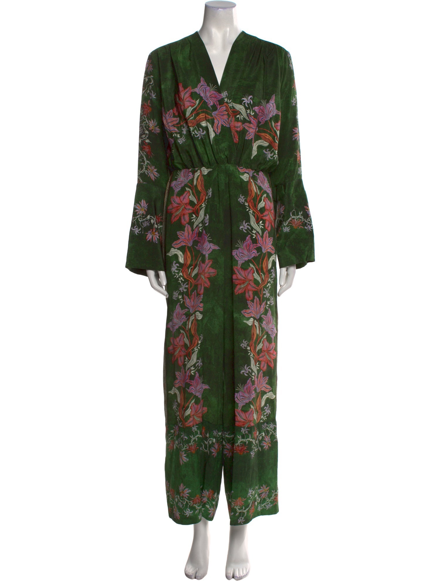 Beatriz Camacho Silk Printed Jumpsuit