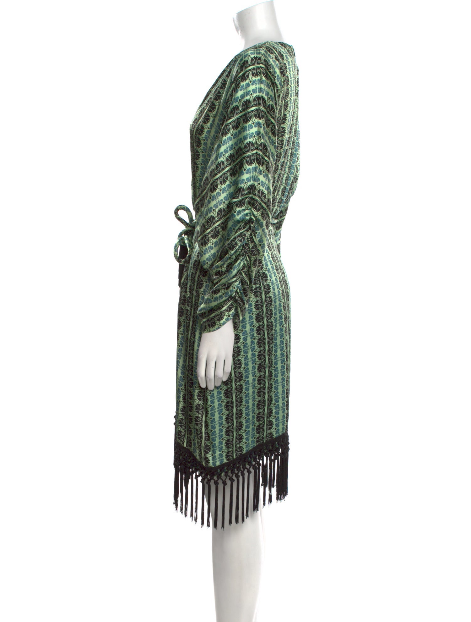 Beatriz Camacho Silk Knee-Length Dress