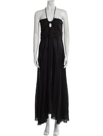 Beatriz Camacho Linen Midi Length Dress