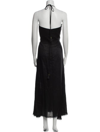 Beatriz Camacho Linen Midi Length Dress