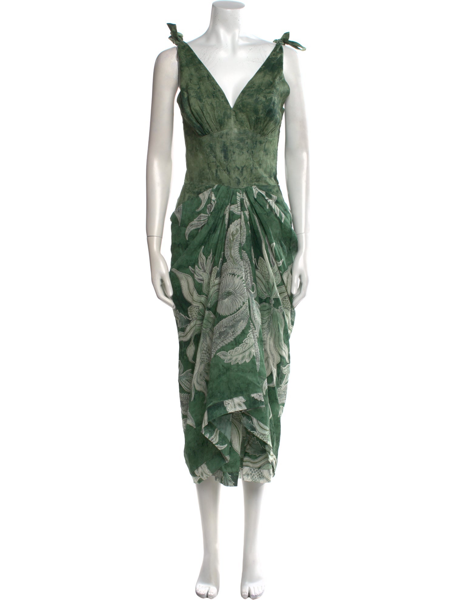 Beatriz Camacho Printed Long Dress