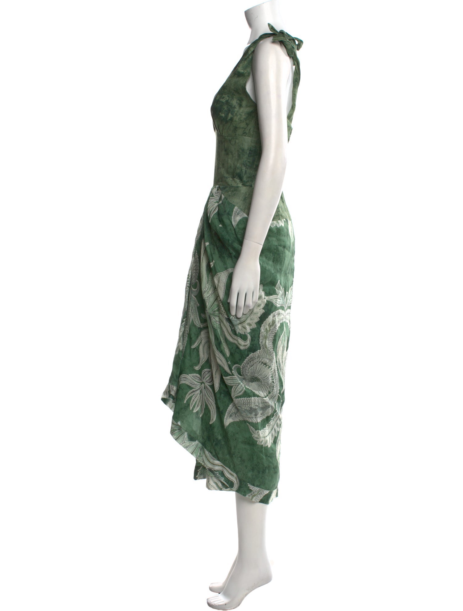 Beatriz Camacho Printed Long Dress
