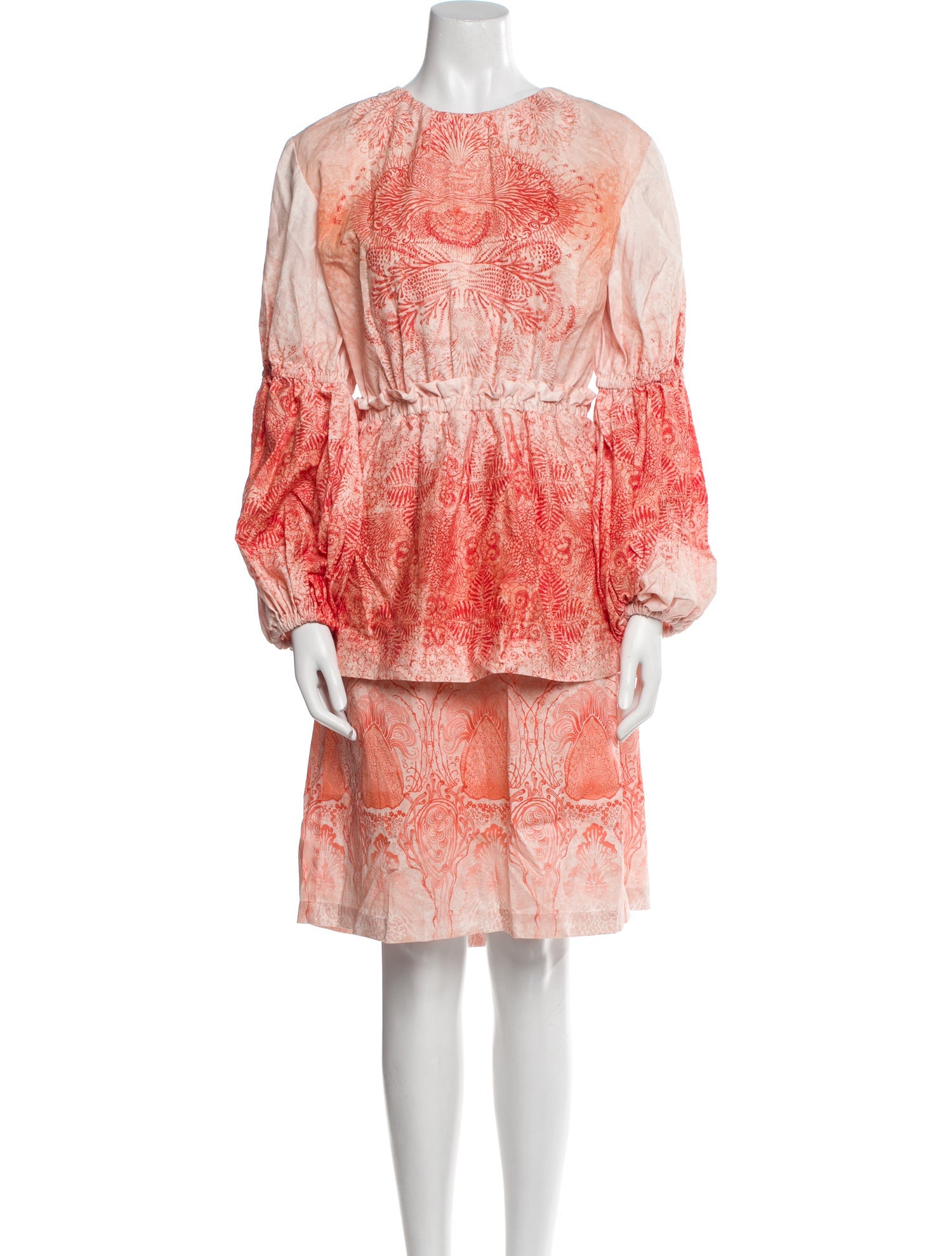 Beatriz Camacho Paisley Print Knee-Length Dress w/ Tags