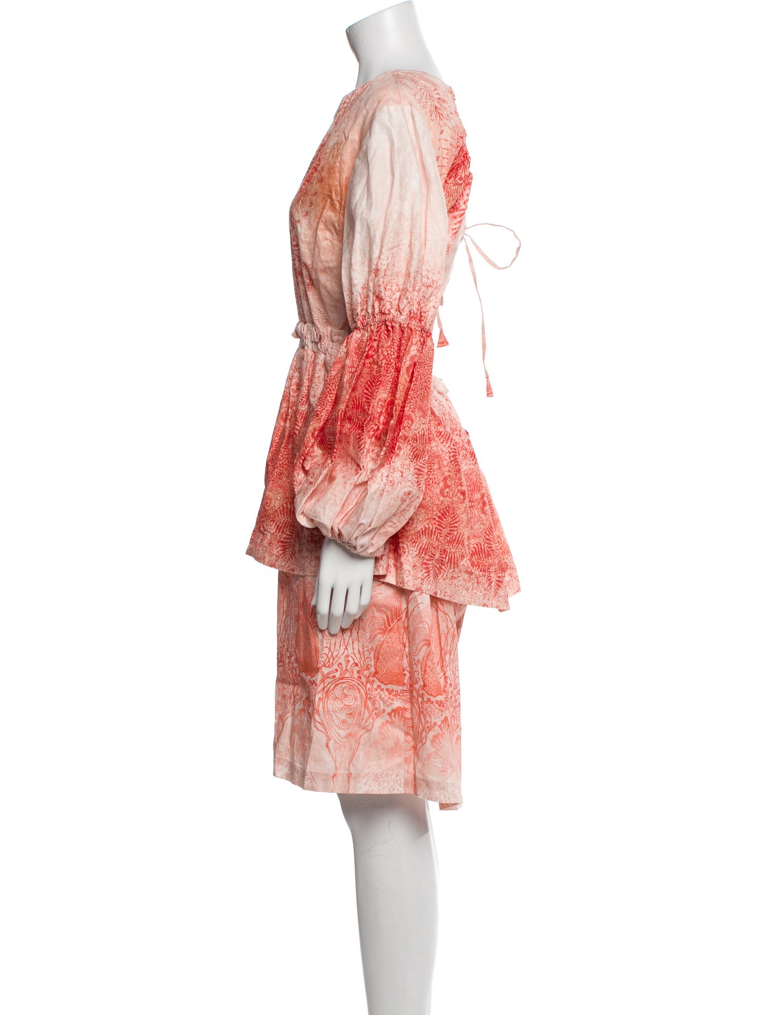 Beatriz Camacho Paisley Print Knee-Length Dress w/ Tags