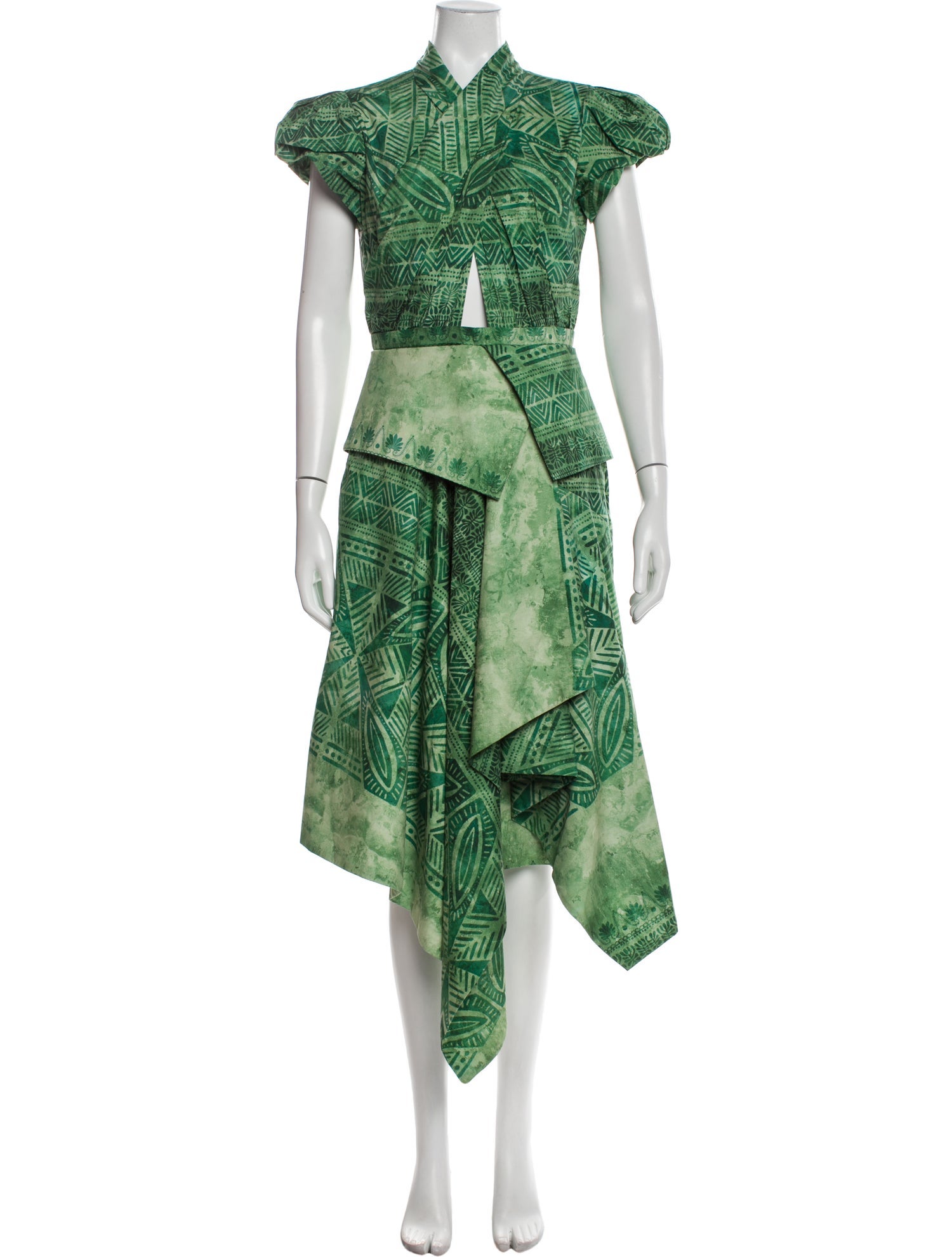 Beatriz Camacho Printed Midi Length Dress