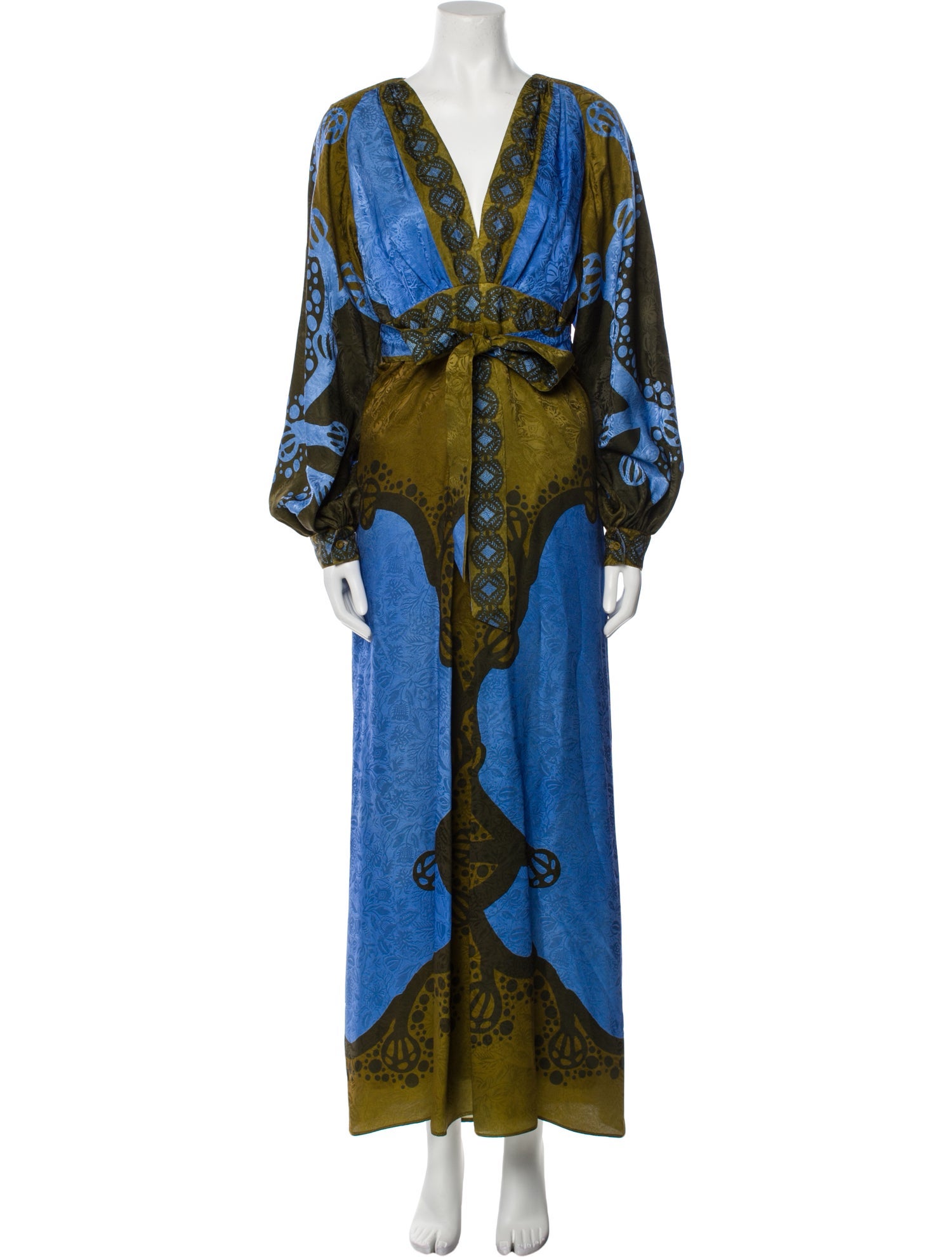 Beatriz Camacho Silk Long Dress